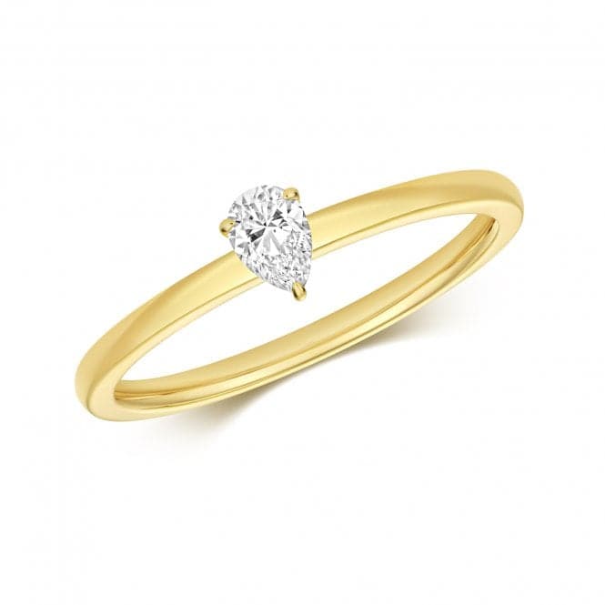 Diamond Pear Shape Solitaire Ring RDQ279Gemstones JewelleryRDQ279/L