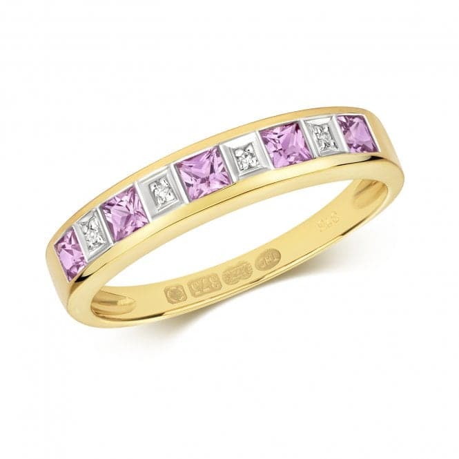 Diamond & Pink Sapphire Ring RD217PSGemstones JewelleryRD217PS/J