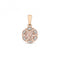 Diamond & Rd Morganite Pendant PD253RMGemstones JewelleryPD253RM