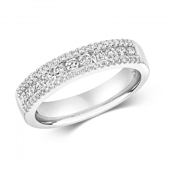 Diamond Round Edge Ring RDQ235WGemstones JewelleryRDQ235W/J