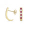 Diamond & Ruby Earrings ED291RGemstones JewelleryED291R