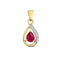 Diamond & Ruby Pendant PD252RGemstones JewelleryPD252R