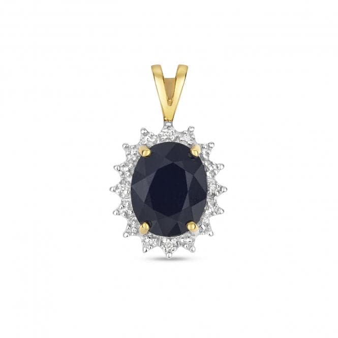 Diamond Sapphire Pendant PD225SGemstones JewelleryPD225S