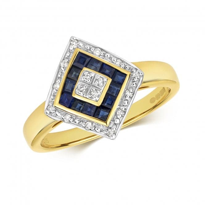 Diamond & Sapphire Ring RD227SGemstones JewelleryRD227S/J