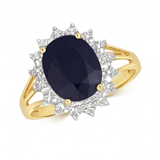 Diamond & Sapphire Ring RD239SGemstones JewelleryRD239S/J