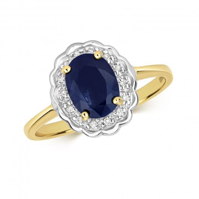 Diamond & Sapphire Ring RD252SGemstones JewelleryRD252S/J