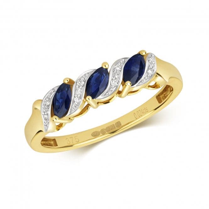 Diamond & Sapphire Ring RD274SGemstones JewelleryRD274S/J