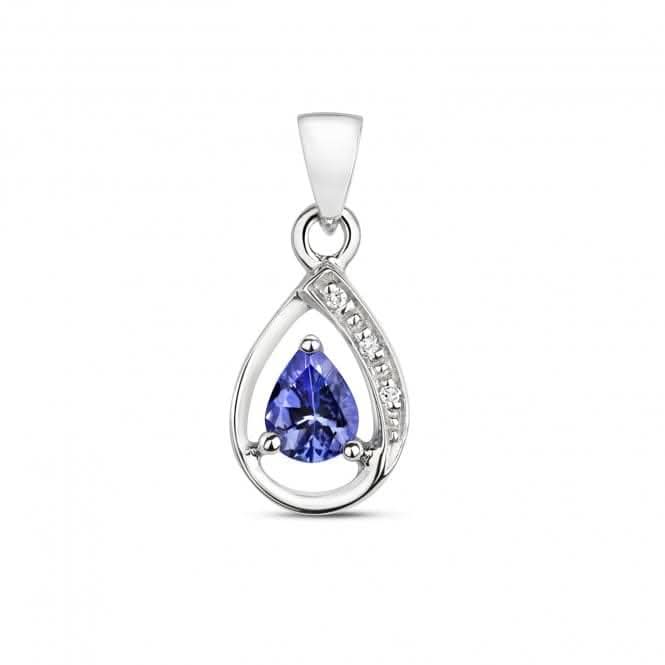 Diamond &amp; Tanzanite Pendant PD252WTGemstones JewelleryPD252WT