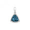 Diamond & Tri London Blue Topaz Pendant PD257WLBGemstones JewelleryPD257WLB