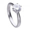 Diamonfire Silver White 6 Claw Solitaire Zirconia Ring R3621DiamonfireR3621 16