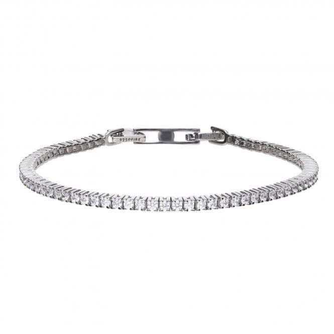 Diamonfire Silver White Cubic Zirconia Fine Tennis Bracelet B5096DiamonfireB5096