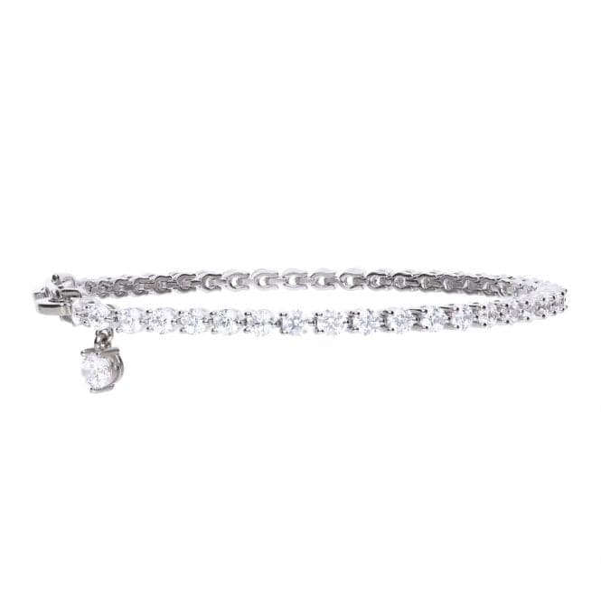 Diamonfire Silver White Cubic Zirconia Tennis Bracelet B5085DiamonfireB5085