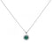Diamonfire Silver White Zirconia Green Pendant P4624DiamonfireP4624