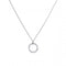Diamonfire Silver White Zirconia Round Pendant P4636DiamonfireP4636