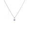 Diamonfire Silver White Zirconia Solitaire Pendant P4611DiamonfireP4611