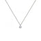 Diamonfire Silver White Zirconia Solitaire Pendant P4640DiamonfireP4640
