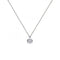 Diamonfire Silver White Zirconia Solitaire Pendant P4643DiamonfireP4643