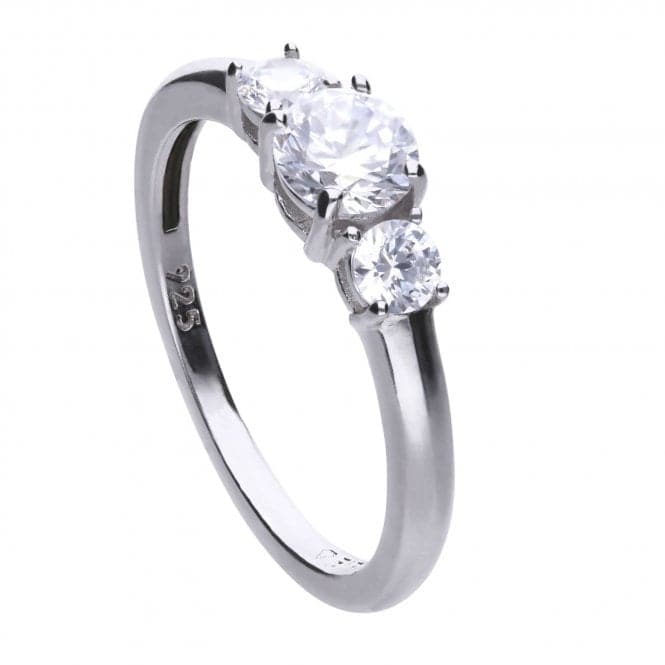 Diamonfire Silver White Zirconia Solitaire Ring R3624DiamonfireR3624 16