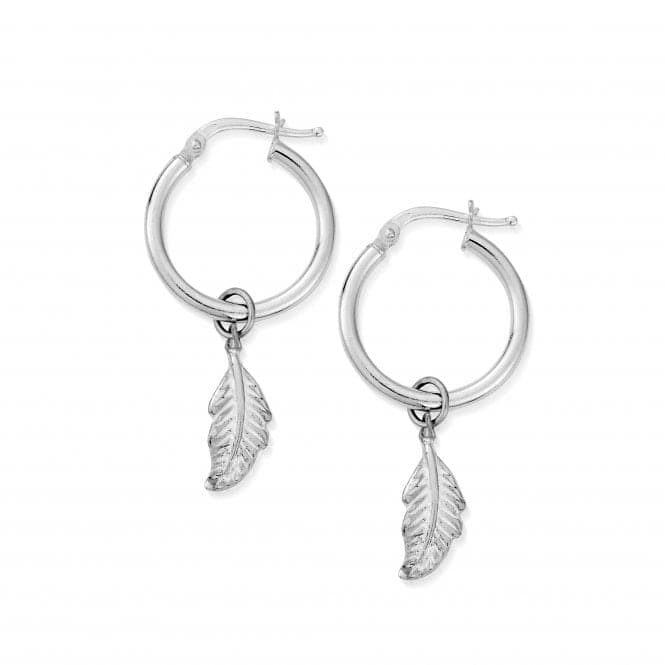 Didi Feather Hoop Earrings SEH725ChloBoSEH725