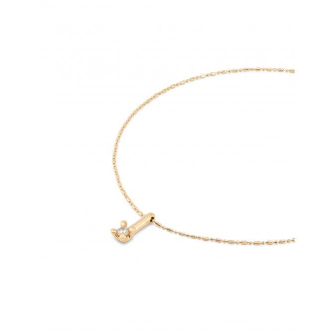 Divine 18k Gold - Plated Chain Central White Zirconia Necklace COL1916BLNOROUNOde50COL1916BLNORO