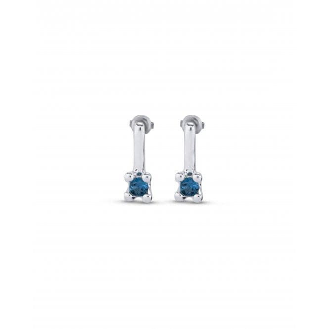 Divine Medium Silver Plated Blue Zirconia Earrings PEN0952AZUMTLUNOde50PEN0952AZUMTL