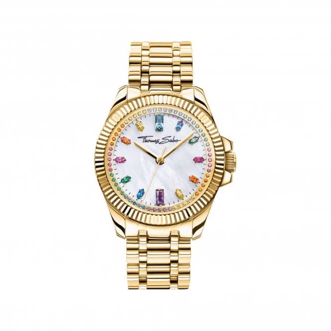 Divine Rainbow Gold Women's Watch WA0395 - 264 - 207Thomas Sabo WatchesWA0395 - 264 - 207