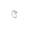 Divine Sterling Silver Plated White Zirconia RingUNOde50ANI0806BLNMTL12