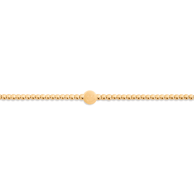 Do What You Love Prioritise Happiness Gold Plated 17.5cm Bracelet 6784Joma Jewellery6784