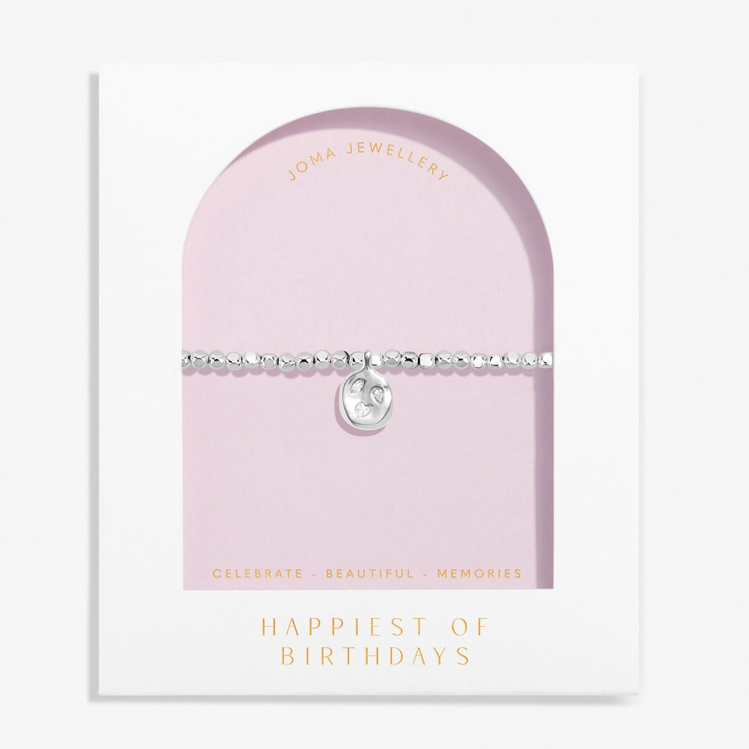 Dolce Vita Happiest of Birthdays Silver Plated Bracelet 8495Joma Jewellery8495