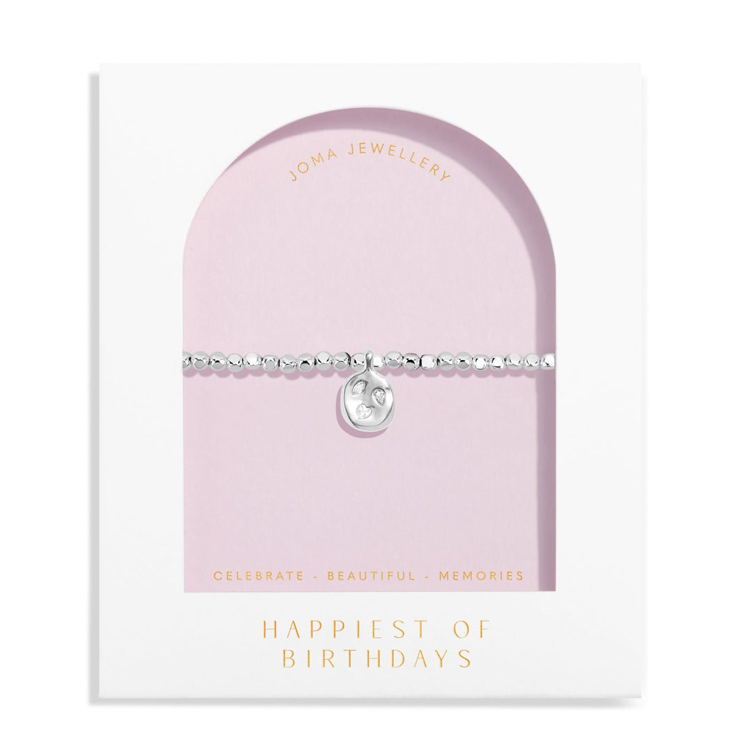 Dolce Vita Happiest of Birthdays Silver Plated Bracelet 8495Joma Jewellery8495