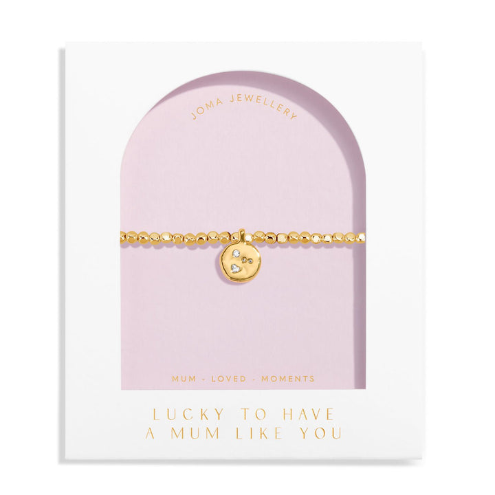 Dolce Vita Lucky To Have A Mum Like You Gold Plated Bracelet 8504Joma Jewellery8504