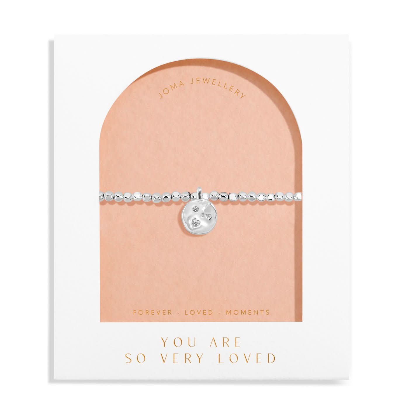 Dolce Vita You Are So Loved Silver Plated Bracelet 8500Joma Jewellery8500