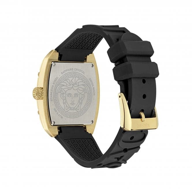 Dominus Black Guilloch Sapphire Watch VE8K00624Versace WatchesVE8K00624