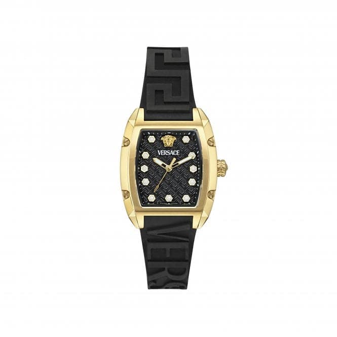 Dominus Black Guilloch Sapphire Watch VE8K00624Versace WatchesVE8K00624