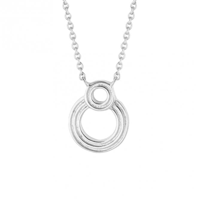 Double Circle Ridged Necklace N4522BeginningsN4522