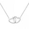 Double Heart Necklace 9780HPDew9780HP