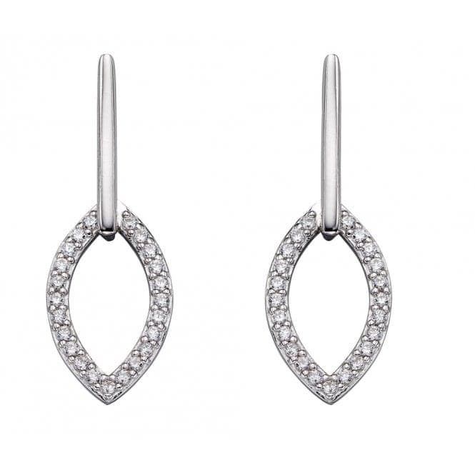 Double Navette Silver Cubic Zirconia Earrings E5636CFiorelli SilverE5636C