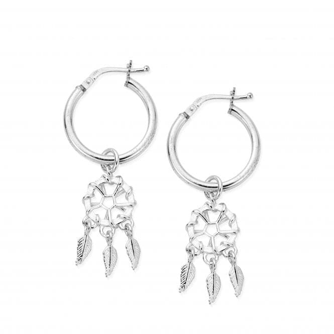 Dream Catcher Hoop Earrings SEH3290ChloBoSEH3290