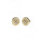 Dreaming Guess 12mm Pave 4G Studs Gold Earrings UBE03129YGGuess JewelleryUBE03129YG