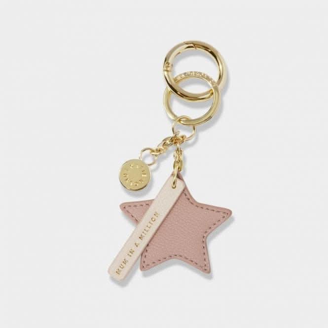 Dusty Pink Chain Keyring 'Mum In A Million' KLB3044Katie LoxtonKLB3044