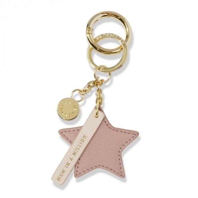 Dusty Pink Chain Keyring 'Mum In A Million' KLB3044Katie LoxtonKLB3044