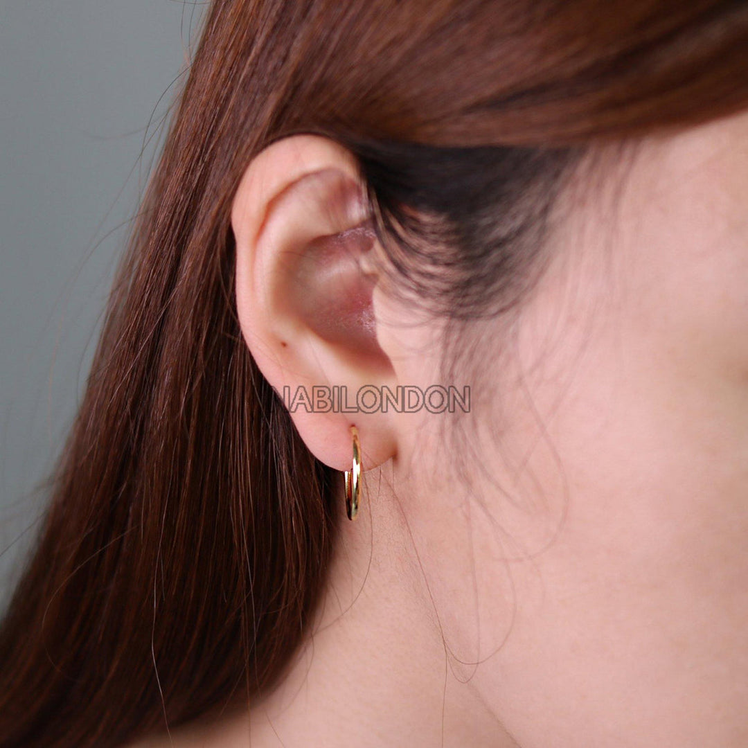 15mm Huggie Earring-4