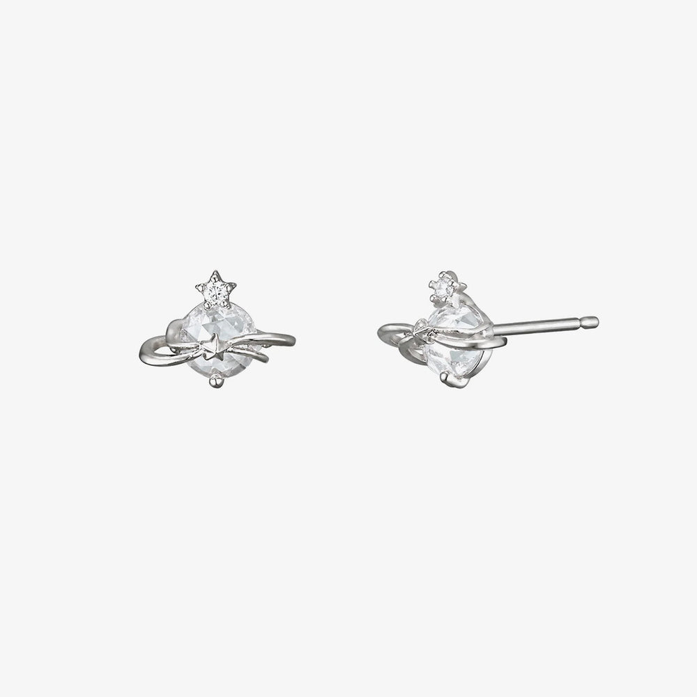 Princess saturn earrings