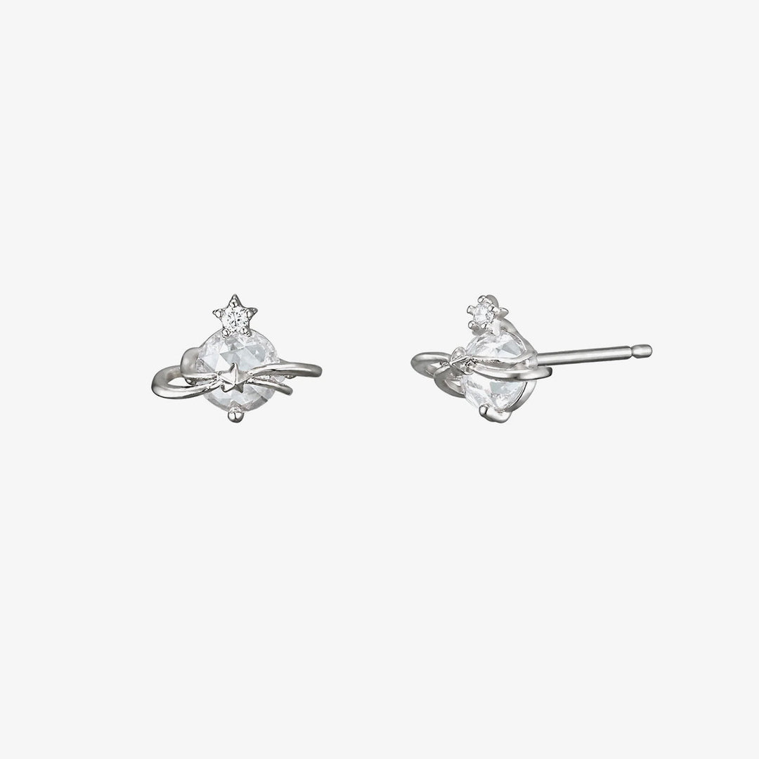 Princess saturn earrings