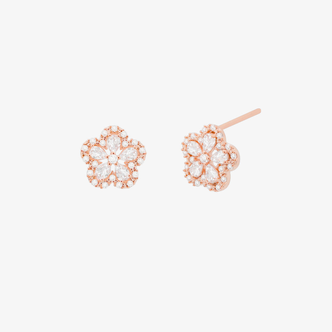 Blossom flower earrings-5