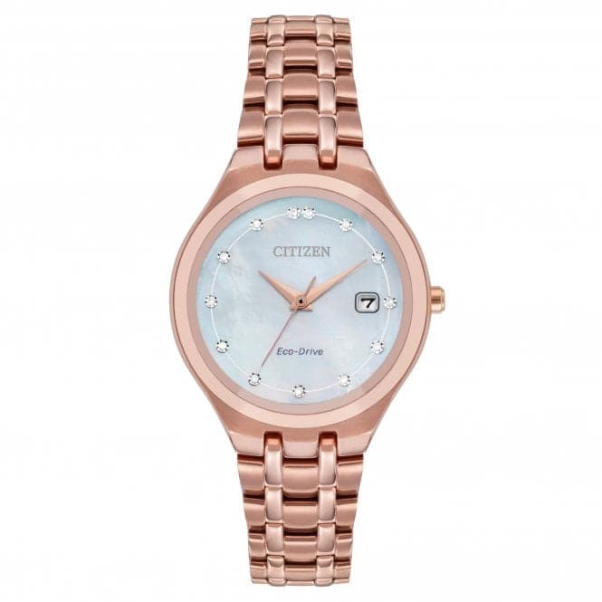 Eco - Drive Ladies Silhouette Diamond Watch EW2489 - 54DCitizenEW2489 - 54D