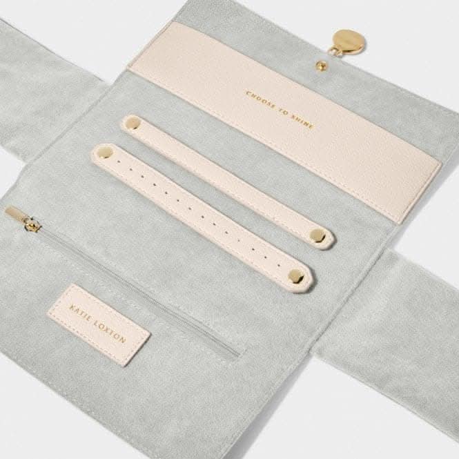 Eggshell Pebble Jewellery Roll 'Choose To Shine' KLB3016Katie LoxtonKLB3016