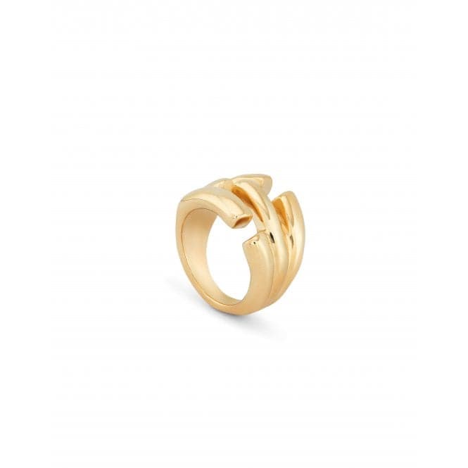 Electrik 18k Gold - Plated RingUNOde50ANI0810ORO00012