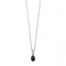 Elements 9ct White Gold Diamond Sapphire Pendant GP735LZ475GN187Elements GoldGP735L