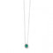 Elements 9ct White Gold Emerald And Diamond Pendant GP928GElements GoldGP928G